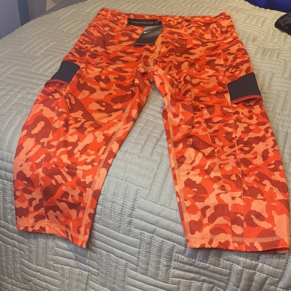 Nike Naomi Osaka Tennis sports leggings size large tightfit colorful camouflage - Picture 3 of 8